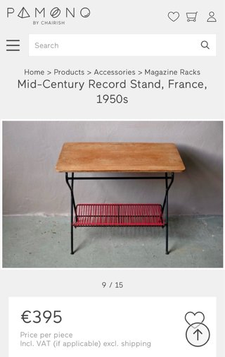 Mueble Auxiliar Francés Años 50 para tocadiscos