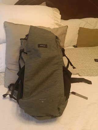 Zaino Forclaz 70L Decathlon Verde Oliva