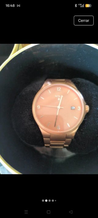 RELOJ ROSA ESFERA REDONDA DISEÑO MODERNO
