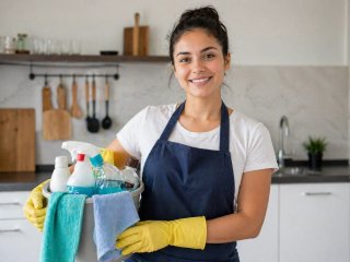 Chica limpia casas por horas