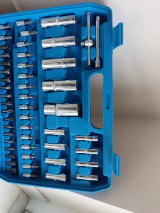 Kit attrezzi 108 pezzi chiavi a bussola valigetta