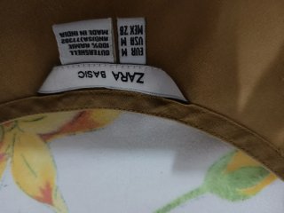 Vestido marrón mujer