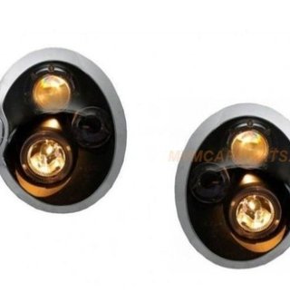 Faros delanteros Angel Eyes para Mini Cooper 2001-