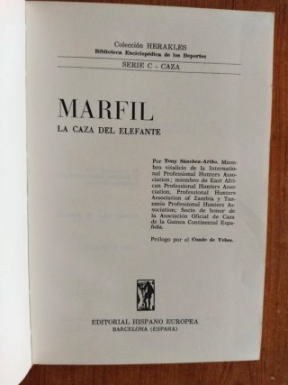 Marfil: La caza del elefante (1974) Tony Sánchez-A
