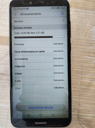 Móvil Huawei Negro