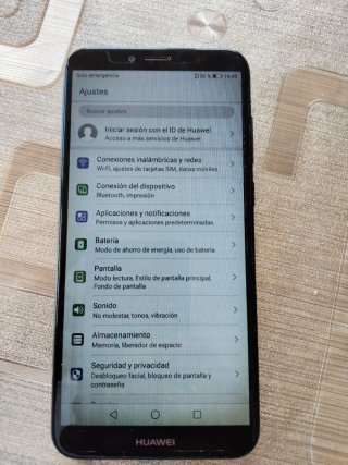 Móvil Huawei Negro