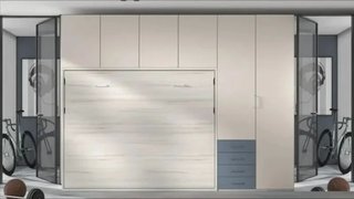 COMPOSICION CON CAMA ABATIBLE M86.