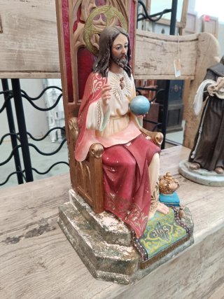Escultura Cristo Sagrado Corazón