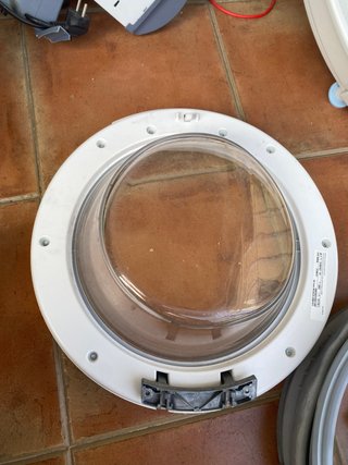 Coperchio in vetro per lavatrice