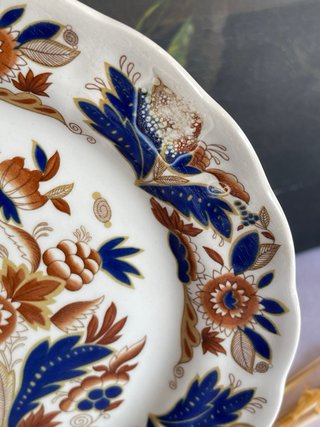 Pareja Platos Postre BOOTHS DOVEDALE Vintage