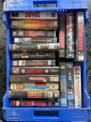 Lote Películas VHS Videoclub