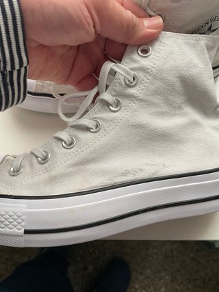 Converse All Star Plataforma Blancas