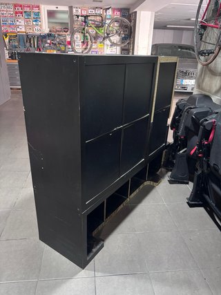 Mueble Negro Modular Casa/Furgoneta