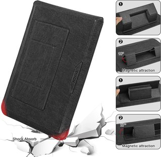Funda portátil cuero soporte ajustable MacBook