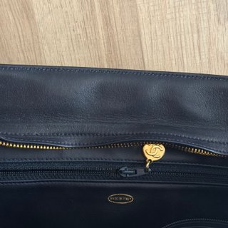 Borsa a spalla CHANEL Vintage Bicolor Lambskin