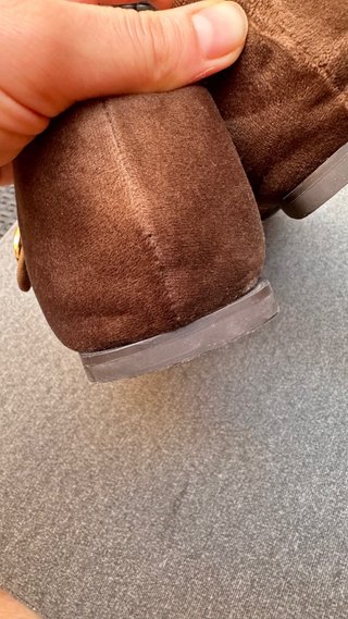 Bailarinas Zara Marrones Terciopelo Talla 40