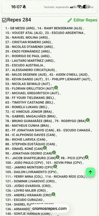 Intercambio de cromos Adrenalyn Mundial 2026