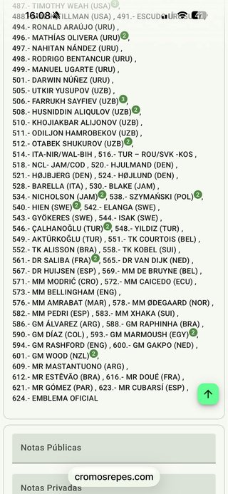 Intercambio de cromos Adrenalyn Mundial 2026