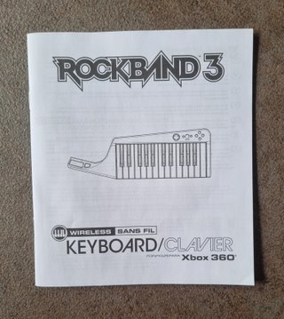 Rock Band 3 Tastiera Wireless Xbox 360