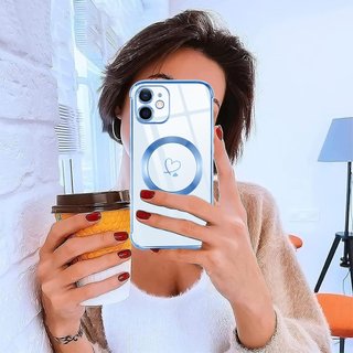 Funda magnética silicona con cadena colgante