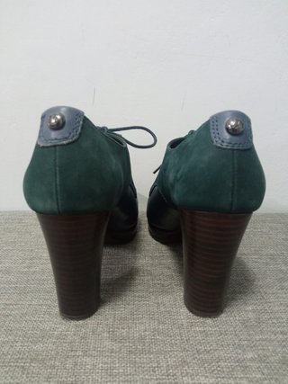 Botines Bimba y Lola Tacon Azul/Verde