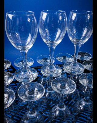 18 Copas de vino para Chateo.
