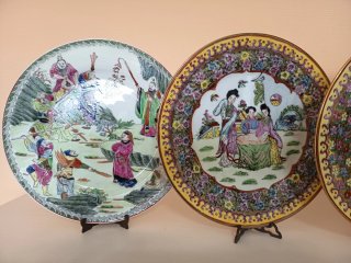 Set de 4 platos Porcelana China