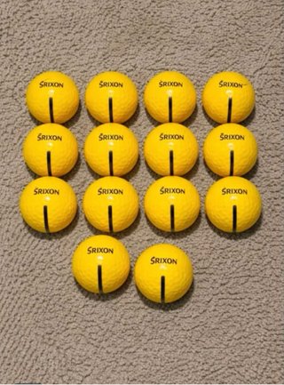 Pelotas de Golf Srixon (Amarillas)