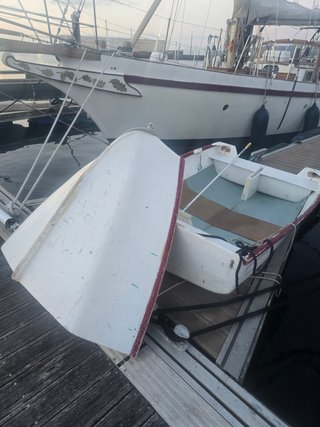 Bote auxiliar rígido desmontable 2 piezas