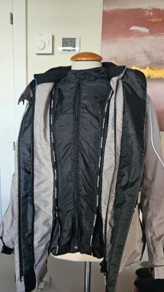 Chaqueta Moto ON&OFF Mujer Gris