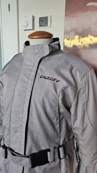 Chaqueta Moto ON&OFF Mujer Gris