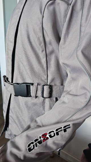 Chaqueta Moto ON&OFF Mujer Gris