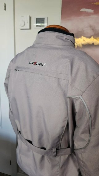 Chaqueta Moto ON&OFF Mujer Gris