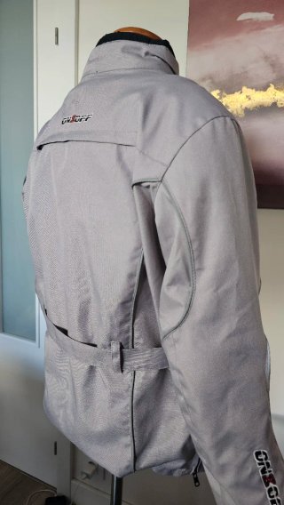 Chaqueta Moto ON&OFF Mujer Gris