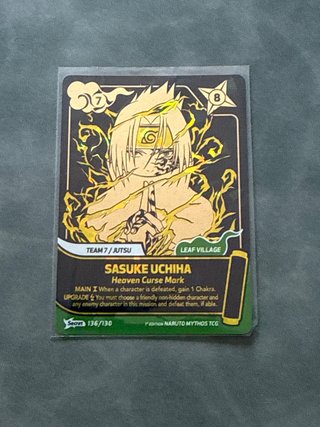 Sasuke Secret Rare naruto mythos de segunda mano por 45 EUR en