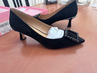 Zapatos Salón Alma en Pena Negros Hebilla