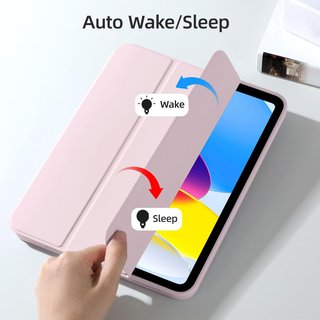Funda iPad protección carga lápiz rosa