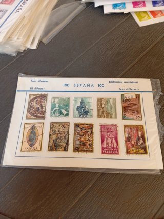 Lote Sellos España Ptas.100