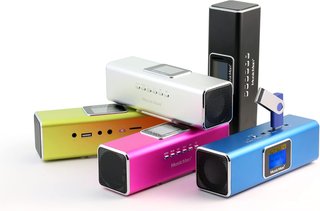 MusicMan altavoz portátil sonido batería pantalla