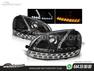 FAROS DELANTEROS LUZ DIURNA LED PARA VOLKSWAGEN GOLF 5 2003-2008