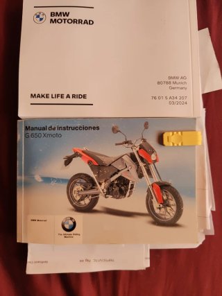 Moto BMW G 650 X Moto con ABS.