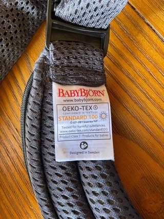 Portabebés BabyBjörn gris