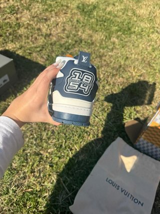 Louis Vuitton LV Skate blu e bianche taglia 42