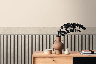 A.S. Création papel pintado madera crema