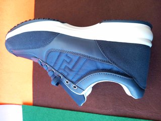 Zapatillas deportivas negras y azules para hombre,