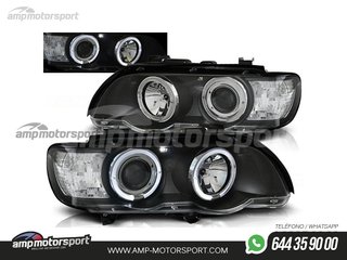 FAROS DELANTEROS OJOS DE ANGEL PARA BMW X5 E53 1999-2003