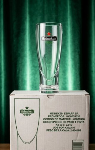 18 Vasos Heineken Pinta Edición Especial