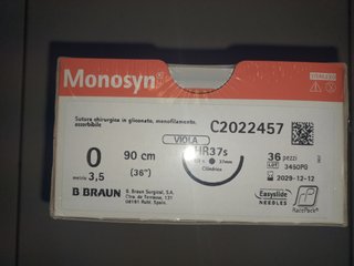Monosyn 0 Sutura Chirurgica