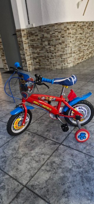 Bicicleta infantil Paw Patrol