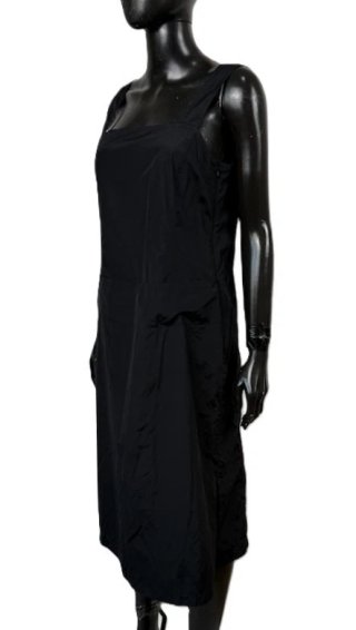 Vestito Armani Jeans Donna Tg M Nero Tubino Midi